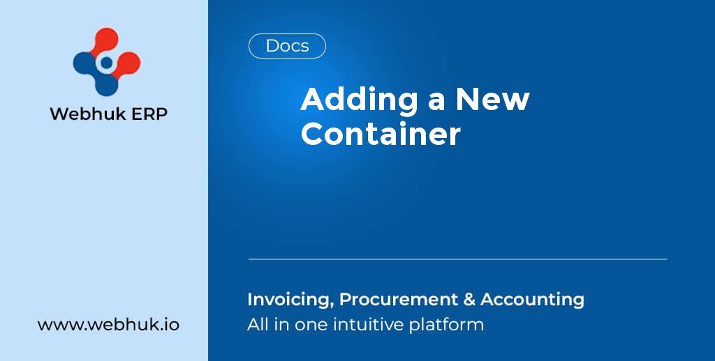 Adding a New Container