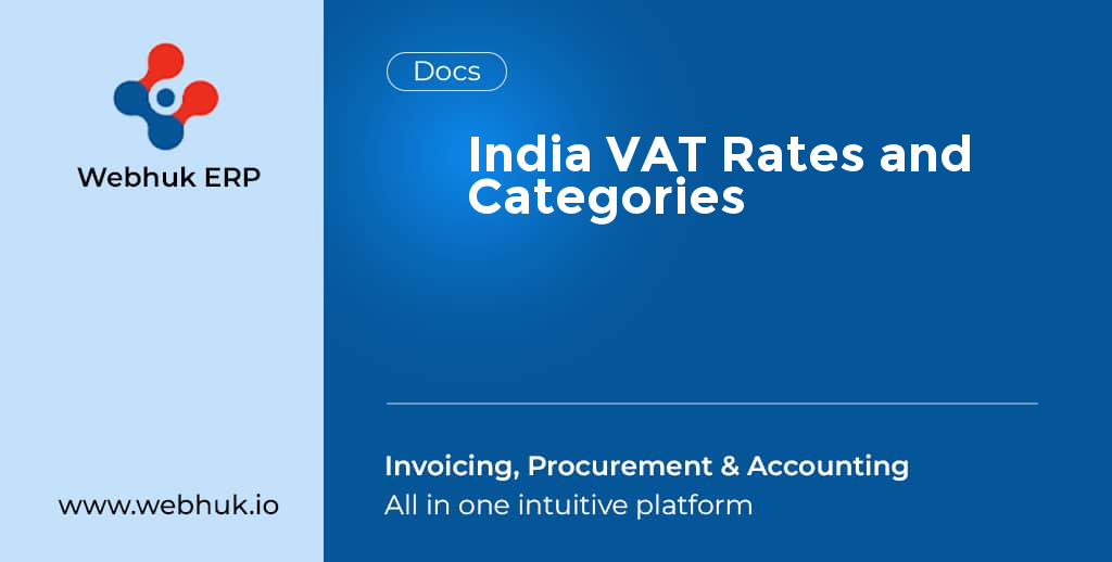 India VAT Rates and Categories