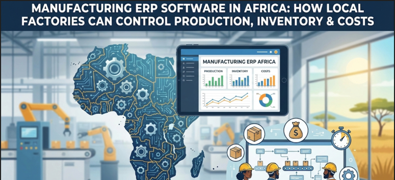 Manufacturing ERP Software in Africa: How Local Factories Can Control Production, Inventory & Costs